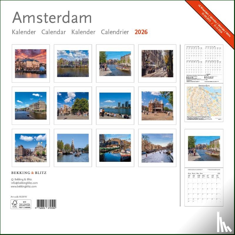  - Amsterdam maandkalender 2026