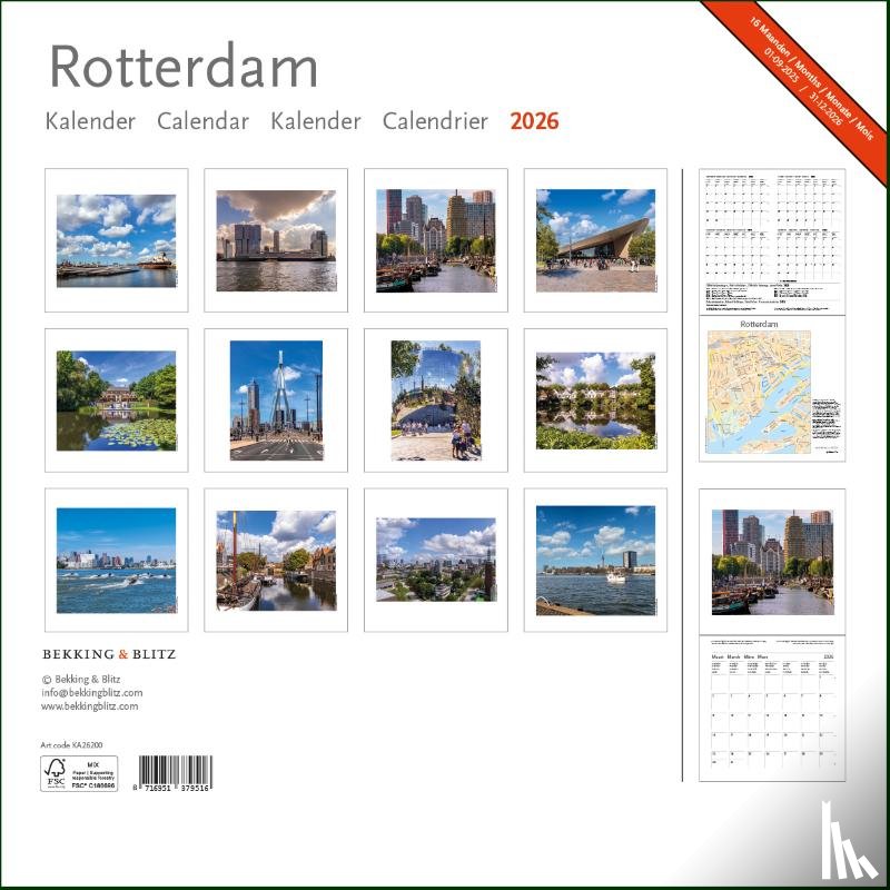  - Rotterdam maandkalender 2026