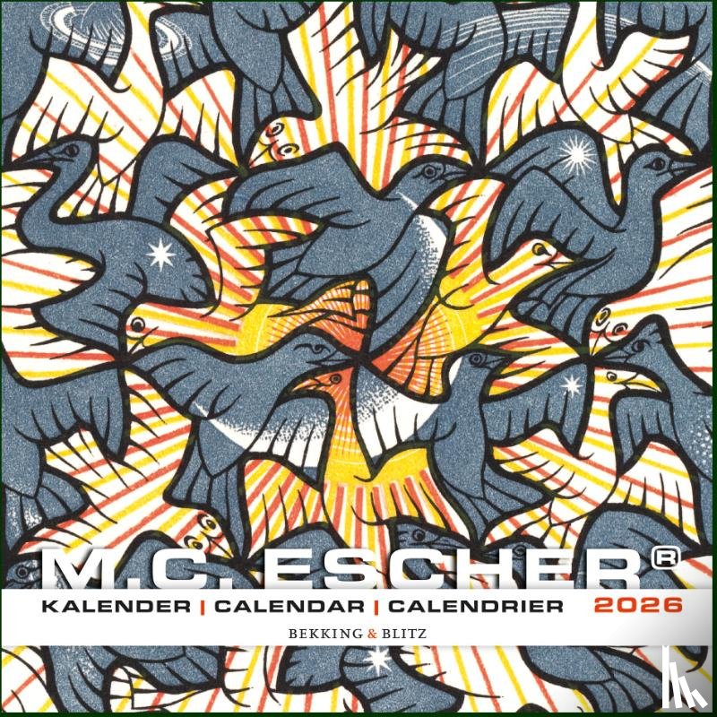  - M.C. Escher mini maandkalender 2026