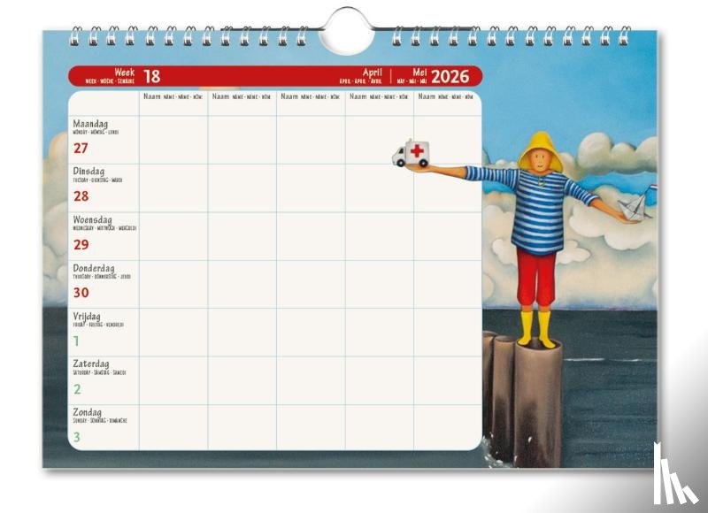  - Judith Stam familie planner 2026