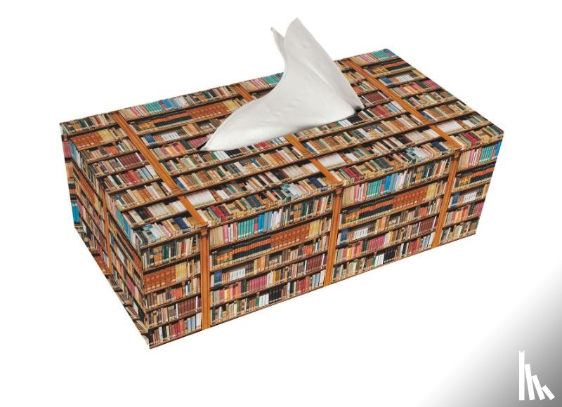  - Tissuebox houder Boeken Kloosterbibliotheek