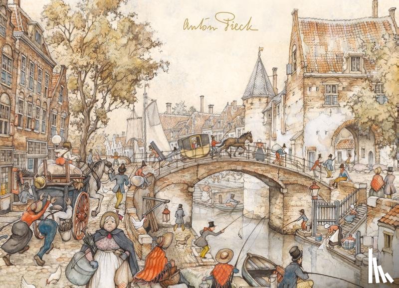  - Puzzel (1.000 stukjes): Stadsgezicht, Anton Pieck