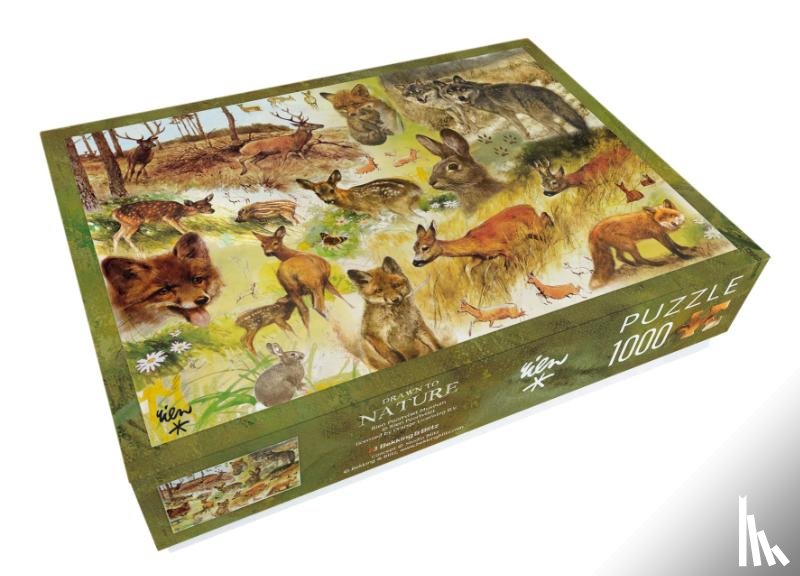  - Puzzel 1.000 st Drawn to Nature Rien Poortvliet