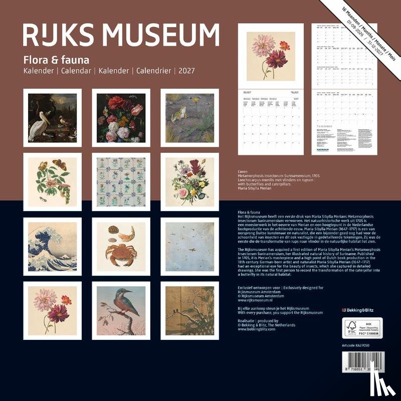  - Rijksmuseum maandkalender 2027
