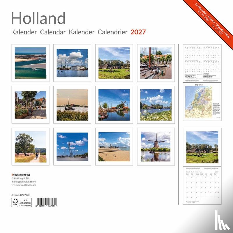  - Holland maandkalender 2027