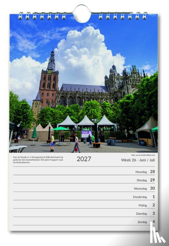  - Holland weekkalender 2027