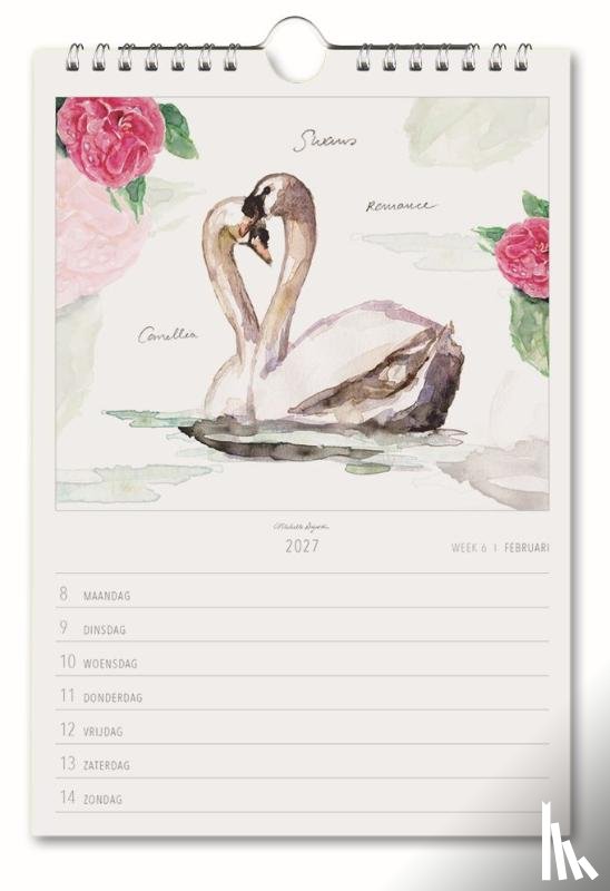  - Michelle Dujardin, Connect with nature, weekkalender 2027