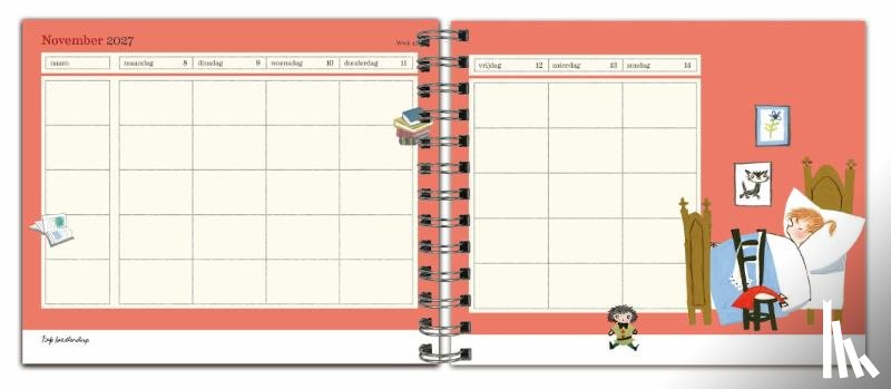  - Fiep Westendorp familie weekagenda 2027