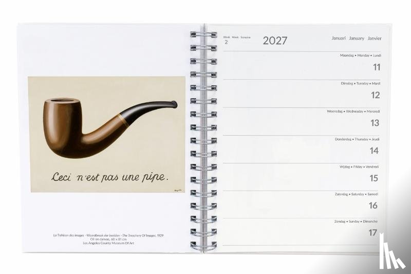  - Magritte weekagenda 2027