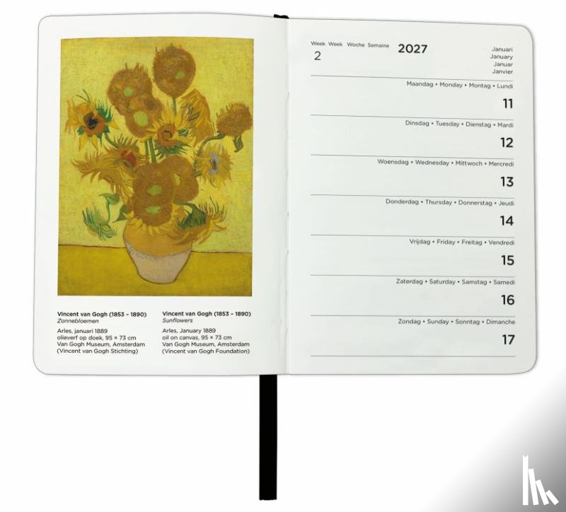 - Van Gogh mini agenda 2027