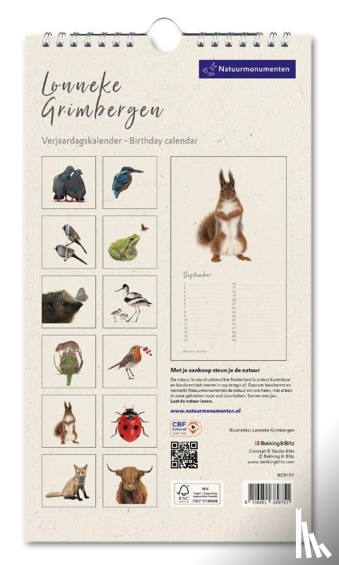  - Verjaardagskalender: Lonneke Grimbergen, Natuurmonumenten