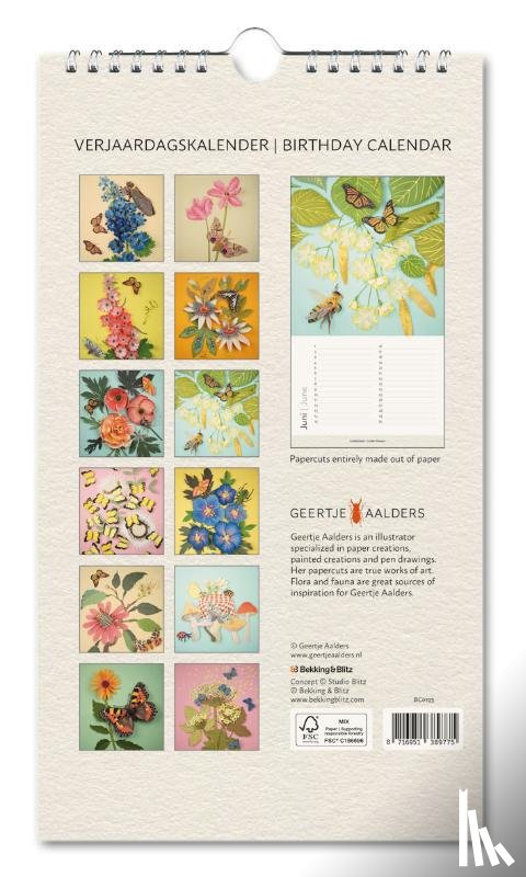 - Verjaardagskalender: Geertje Aalders
