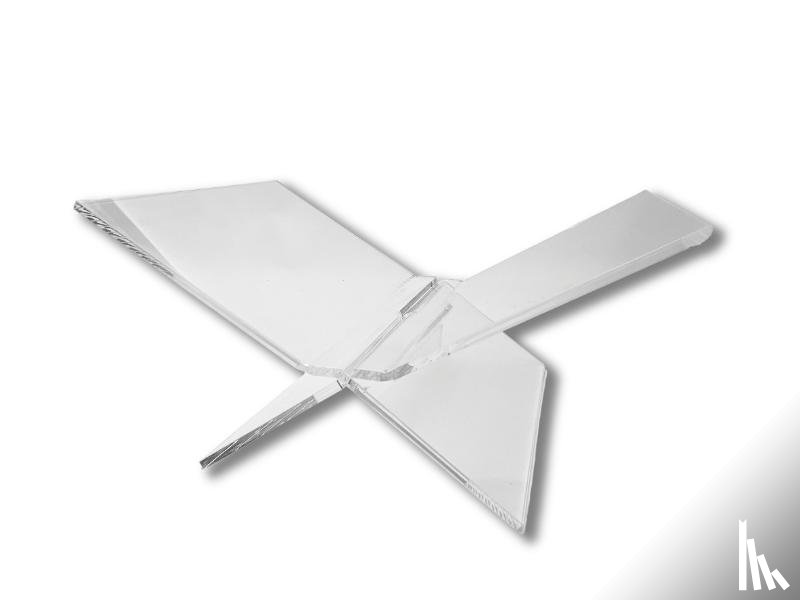 - Boekenstandaard perspex middel design