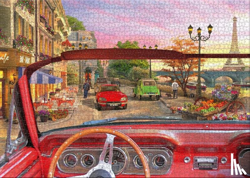  - Rebo legpuzzel 2000 stukjes - Driving through Paris