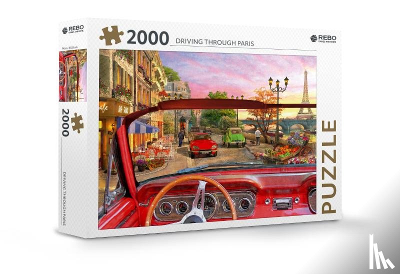  - Rebo legpuzzel 2000 stukjes - Driving through Paris