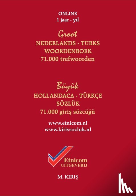  - Groot Nederlands-Turks woordenboek online