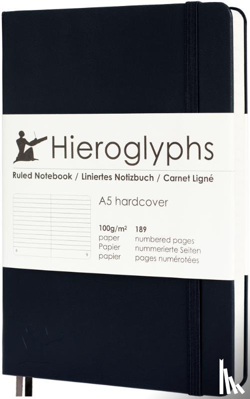  - Hieroglyphs Notitieboek - A5 Gelinieerd - Zwart