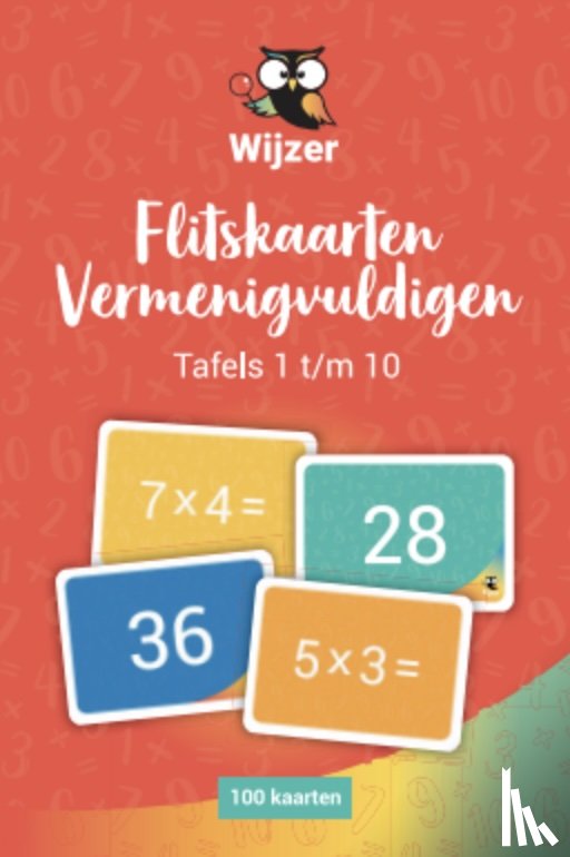  - Flitskaarten Vermenigvuldigen  Tafels 1 t/m 10