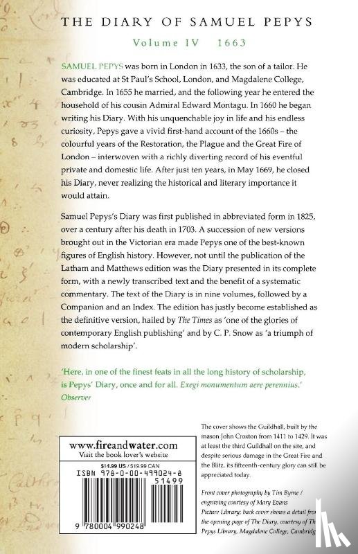 Pepys, Samuel - The Diary of Samuel Pepys