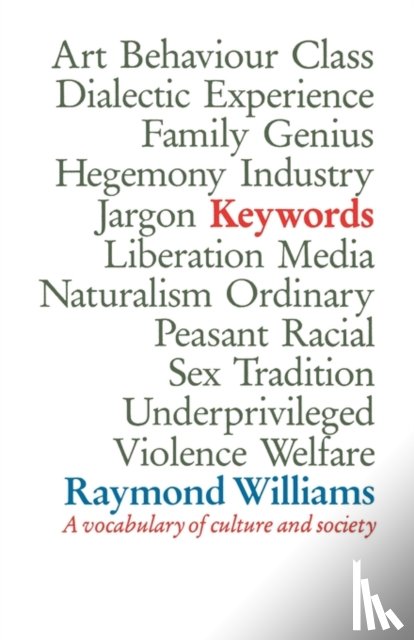 Williams, Raymond - Keywords