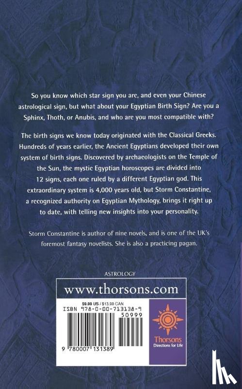 Constantine, Storm - Egyptian Birth Signs