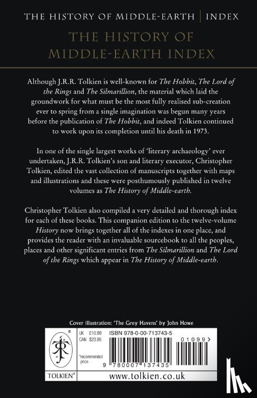 Tolkien, Christopher - Index