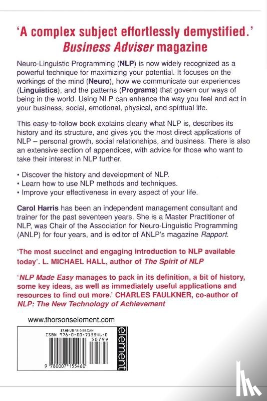 Harris, Carol - NLP Made Easy