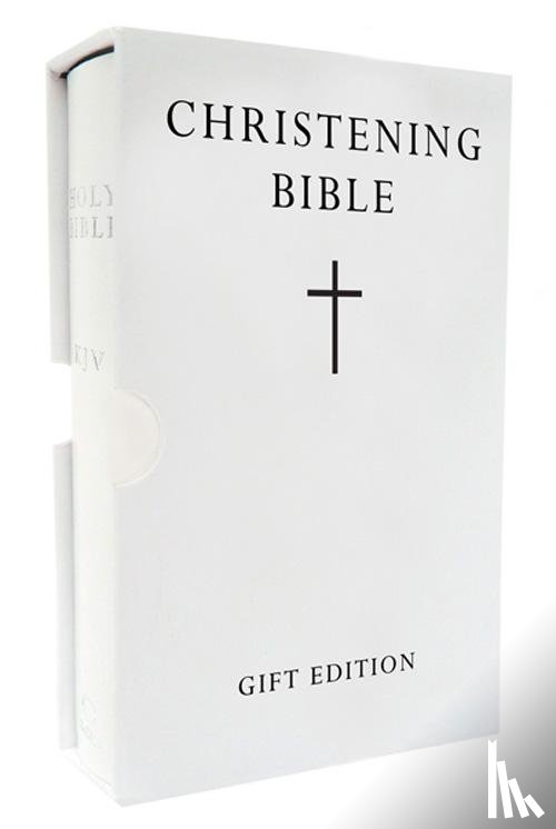  - HOLY BIBLE: King James Version (KJV) White Pocket Christening Edition