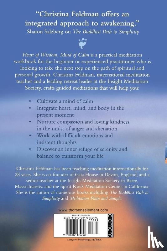 Feldman, Christina - Heart of Wisdom, Mind of Calm