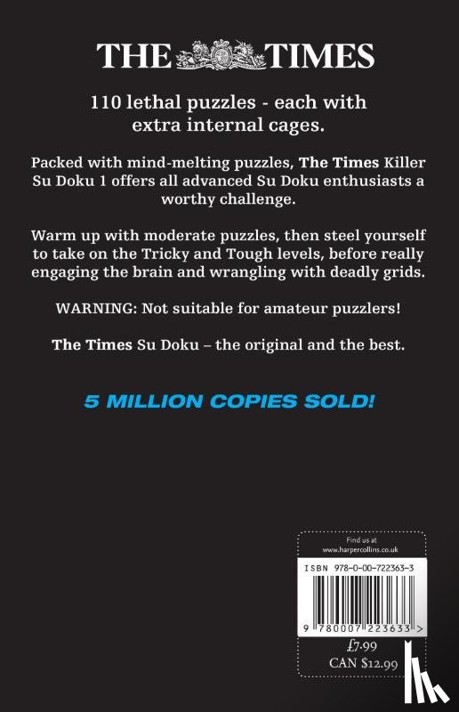 The Times Mind Games - The Times Killer Su Doku Book 1