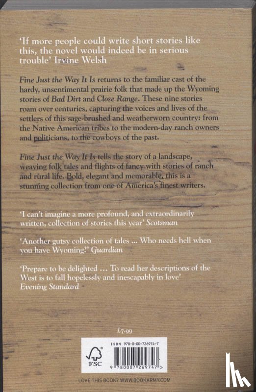 Proulx, Annie - Fine Just the Way It Is