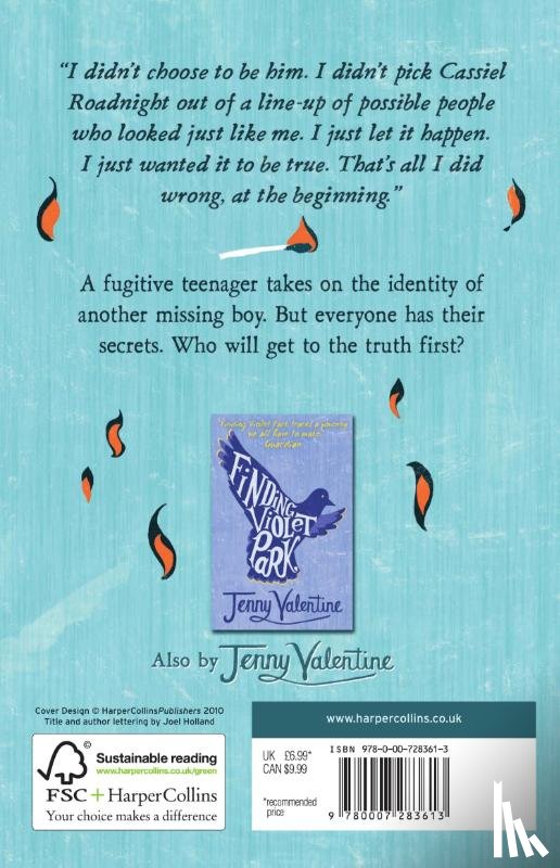 Valentine, Jenny - The Double Life of Cassiel Roadnight