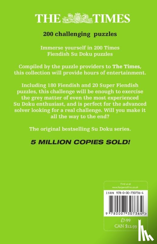 The Times Mind Games - The Times Fiendish Su Doku Book 2