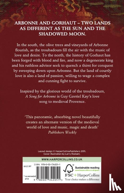 Kay, Guy Gavriel - A Song for Arbonne