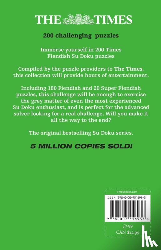 The Times Mind Games - The Times Fiendish Su Doku Book 7