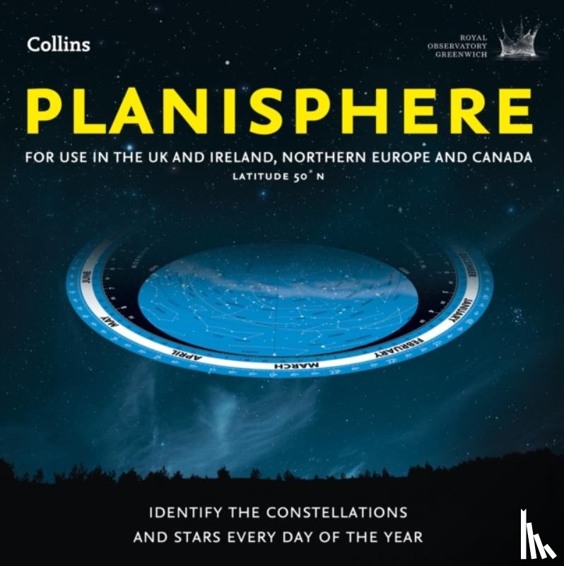 Royal Observatory Greenwich, Dunlop, Tirion, Wil, Collins Astronomy - Planisphere