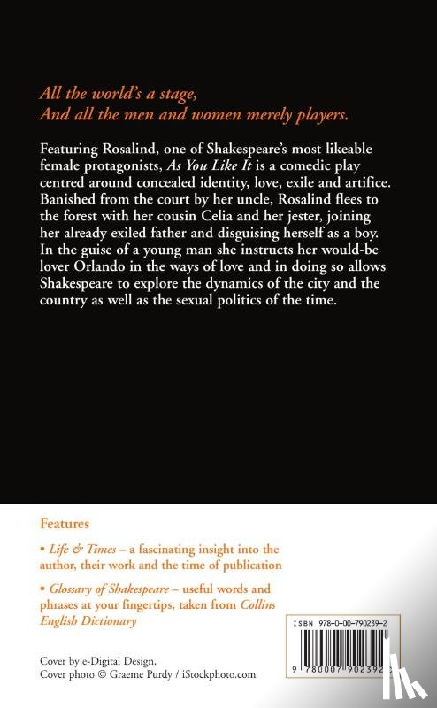 Shakespeare, William - As You Like It