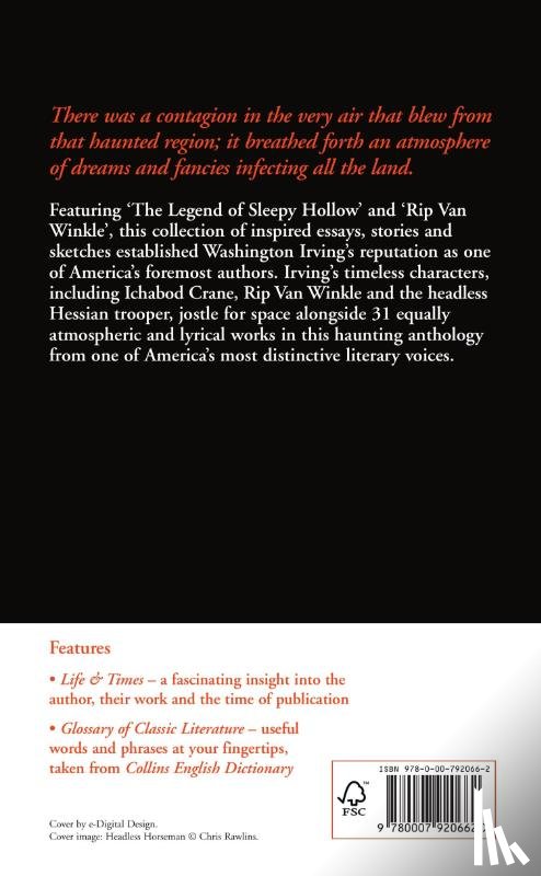 Irving, Washington - The Legend of Sleepy Hollow and Other Stories