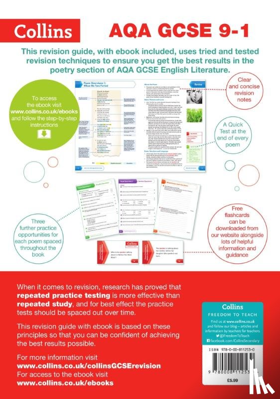 Collins GCSE - AQA Poetry Anthology Love and Relationships Revision Guide