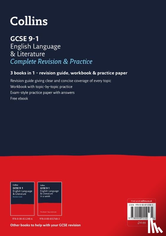 Collins GCSE - GCSE 9-1 English Language and English Literature All-in-One Revision and Practice