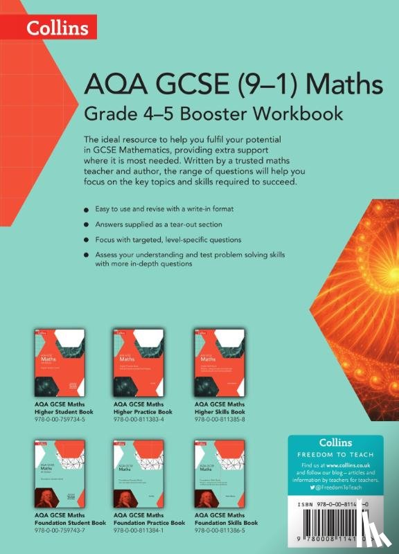 Byrd, Greg - AQA GCSE (9-1) Maths Grade 4-5 Booster Workbook