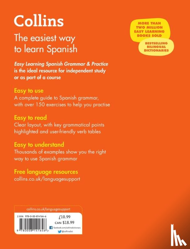Collins Dictionaries - Easy Learning Spanish Grammar and Practice