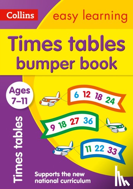 Collins Easy Learning - Times Tables Bumper Book Ages 7-11