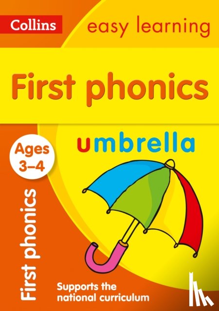 Collins Easy Learning - First Phonics Ages 3-4