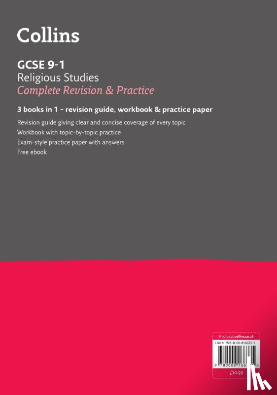 Collins GCSE - GCSE 9-1 Religious Studies All-in-One Complete Revision and Practice