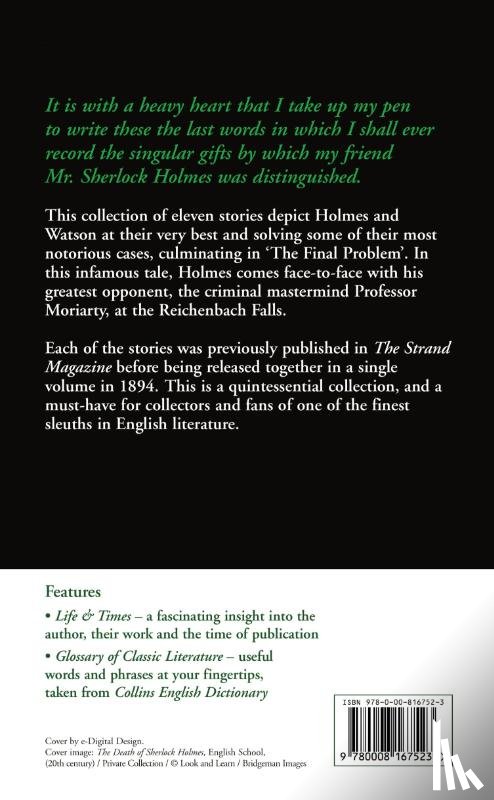 Conan Doyle, Arthur - The Memoirs of Sherlock Holmes