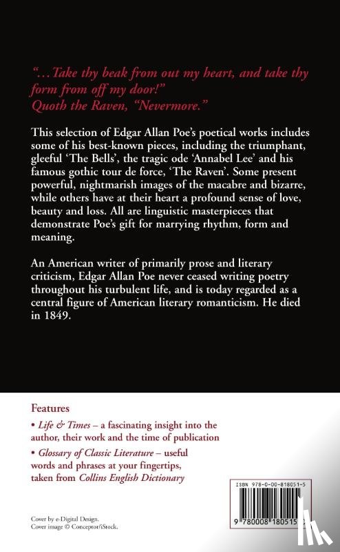 Poe, Edgar Allan - The Raven and Other Selected Poems