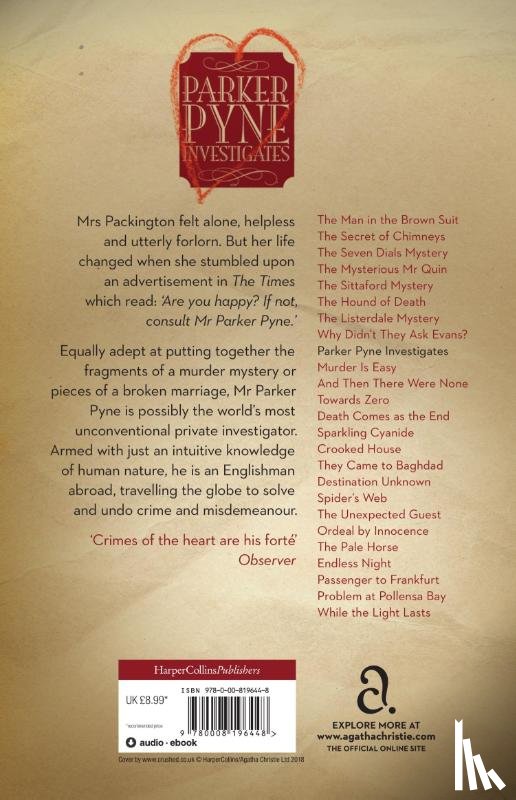 Christie, Agatha - Parker Pyne Investigates