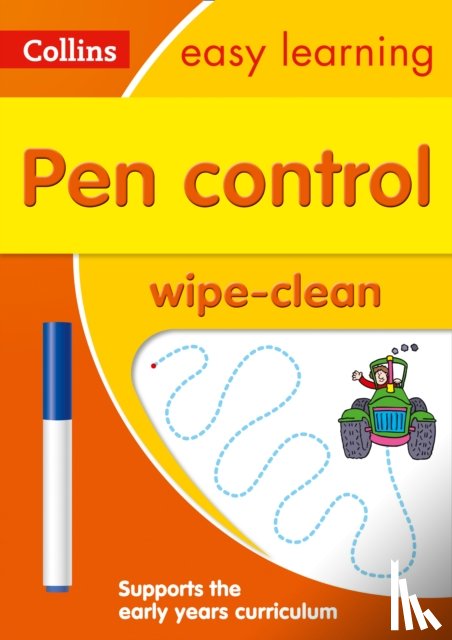 Collins Easy Learning - Pen Control Age 3-5 Wipe Clean Activity Book