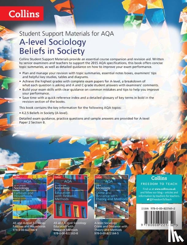 Holborn, Martin, Copeland, Judith - AQA A Level Sociology Beliefs in Society